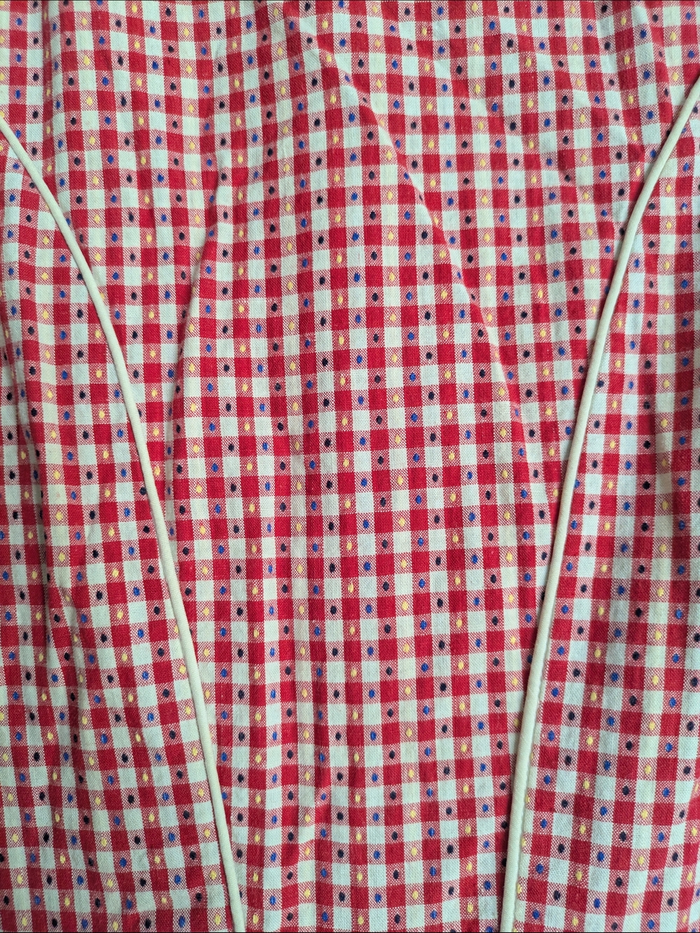 Vintage Alpine Dress with Button Front - Picture 5 of 5